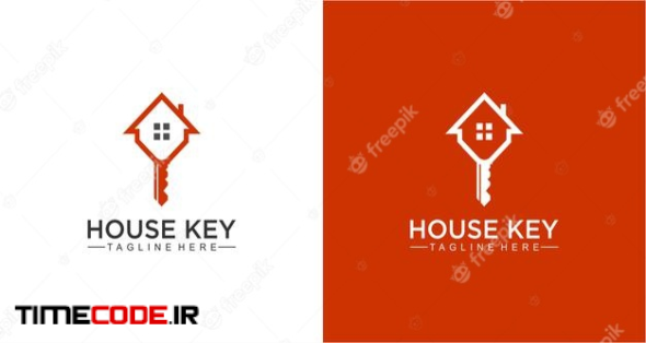 Awesome House And Key Logo Design Inspiration 