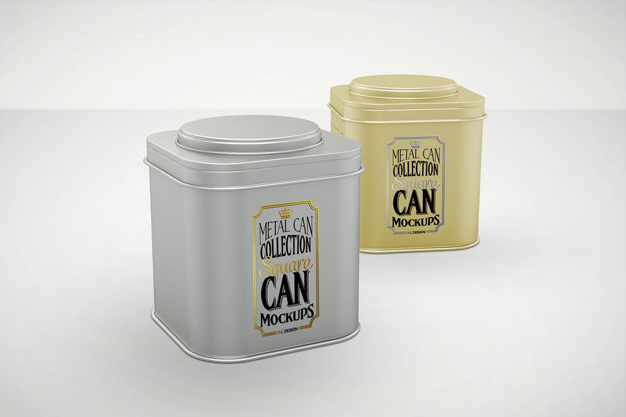 Vol. 1 Metal Can Mockup Collection