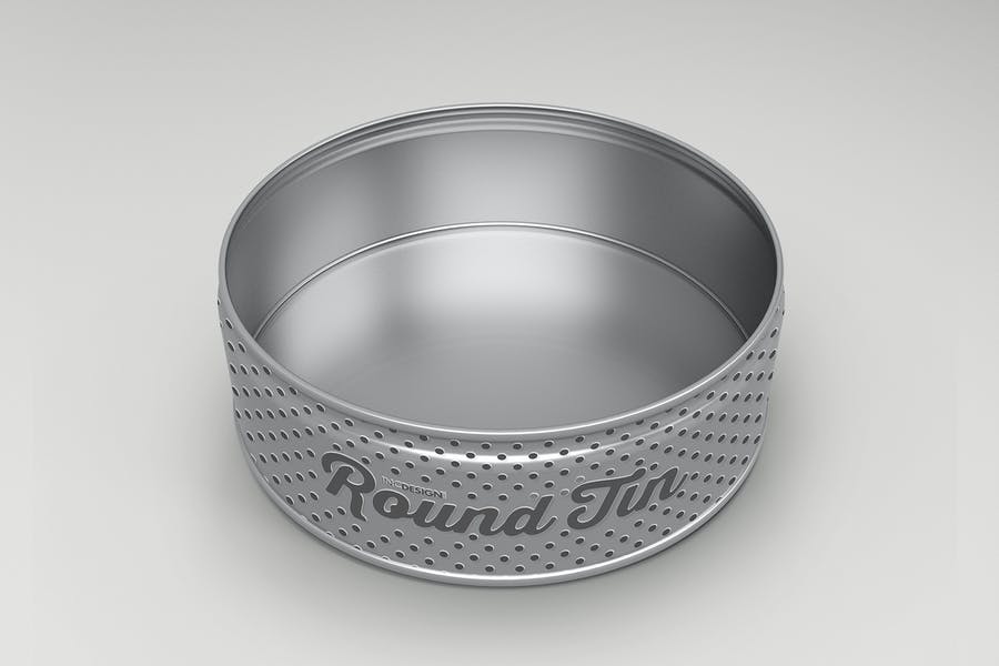 Round Tin Can Packaging Mockups Vol.3