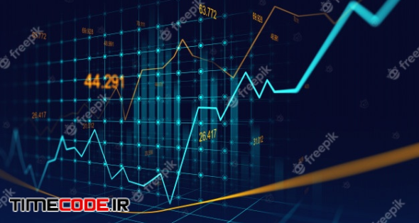 Stock Market Or Forex Trading Graph In Graphic Concept 