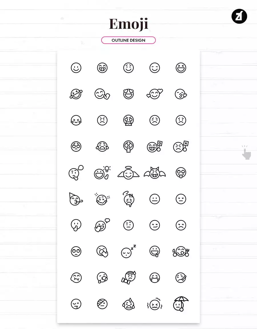 100 Emoji Icon Pack