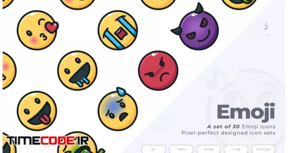 30 Emoji Icons