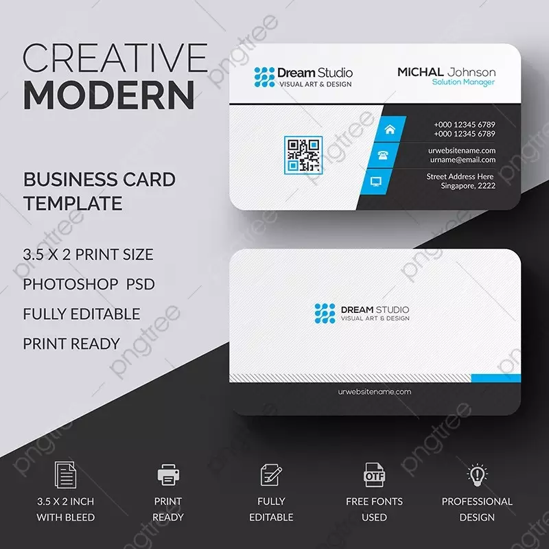 Business Card Template Template Download on Pngtree