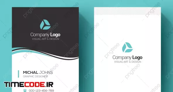 Vertical Business Card Template Download on Pngtree