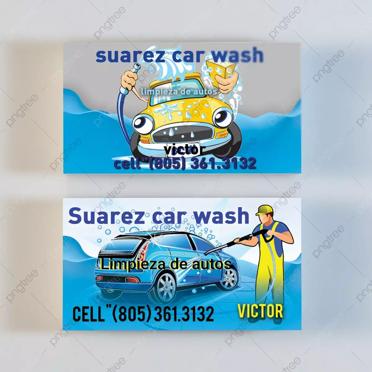 Car Wash Business Card Template Download on Pngtree