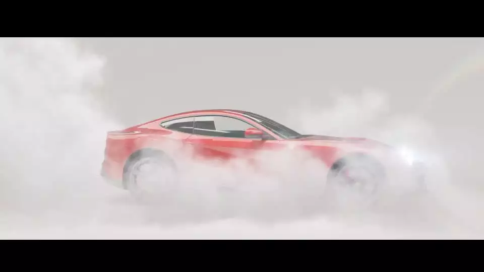 Drifting Car Logo Reveal