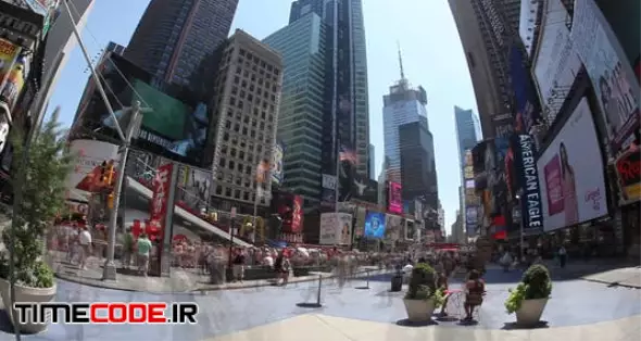 Times Square Super Wide Time Lapse FUll HD