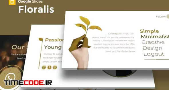Floralist - Google Slides Template