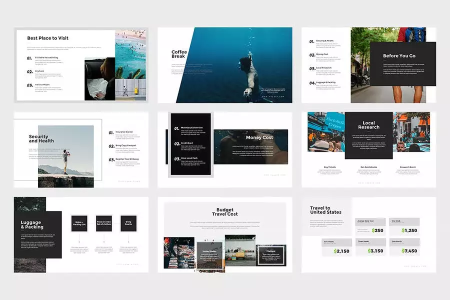 Sugara : Travel Guides Powerpoint Template
