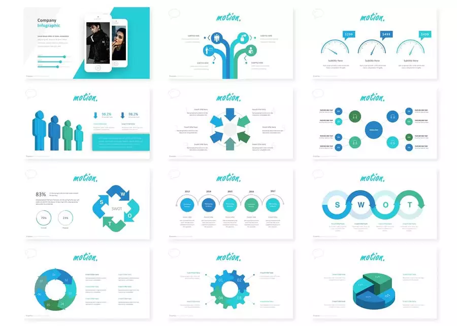 Motion - Powerpoint Template