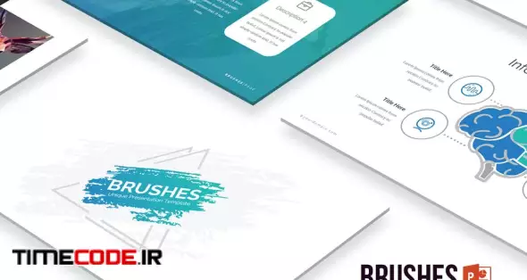 Brushes Powerpoint Template