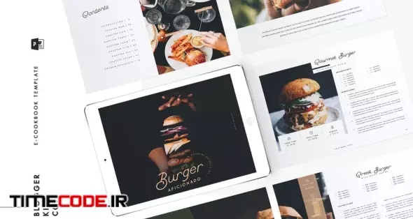 EBook Template | Cookbook | 16 Pages| PowerPoint