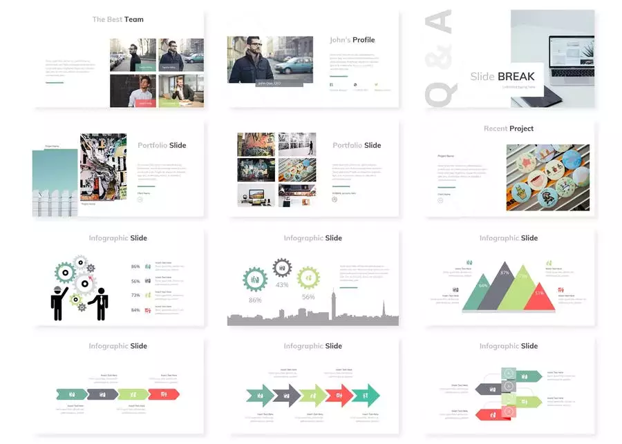 Qubica - Powerpoint Template