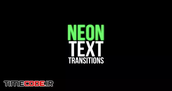 Neon Text Transitions