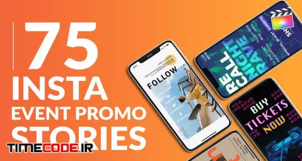 75 Insta Event Promo Stories | For Final Cut & Apple Motion