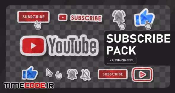 Paper YouTube Subscribe Pack