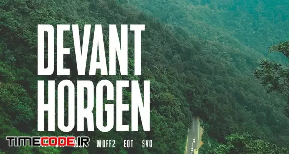 Devant Horgen - Modern Typeface + WebFont