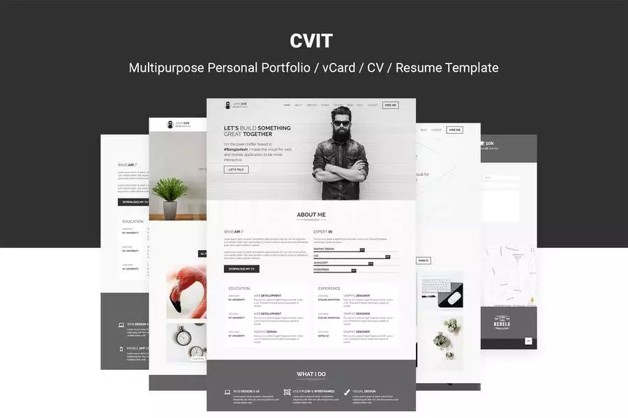 CVIT | Portfolio / VCard / CV / Resume Template