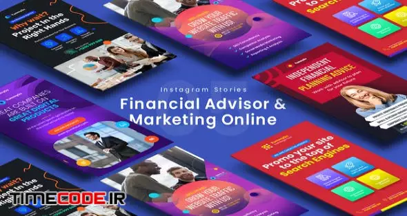Financial Advisor & Marketing Online Instagram Stories