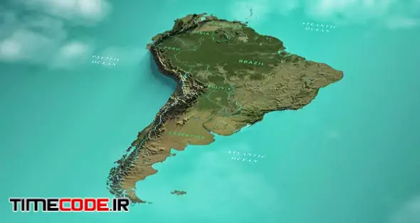 South America Map DR