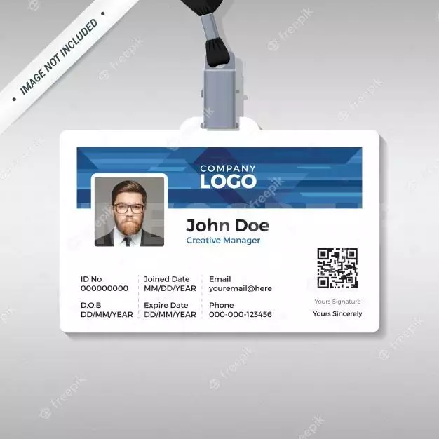 Corporate Id Card Template 