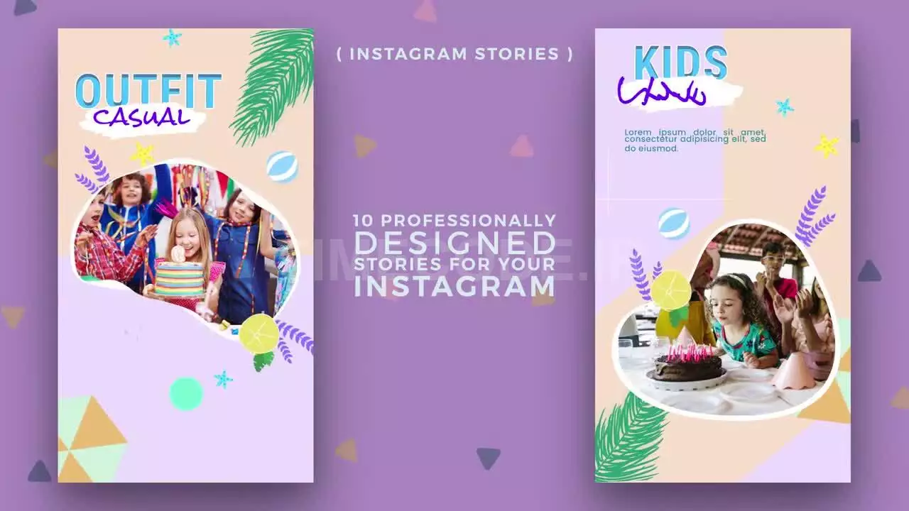 Instagram Stories: Baby Birthday