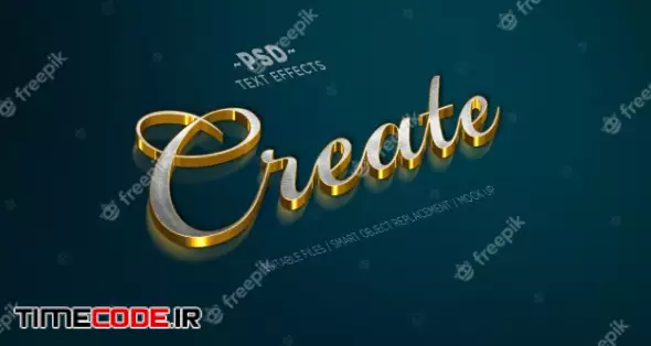 Luxury Gold Silver Style Editable Text Effects 