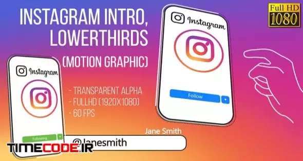 Instagram Intro And Lowerthird (FullHD)