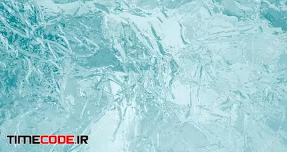 Frozen Ice Texture Background 