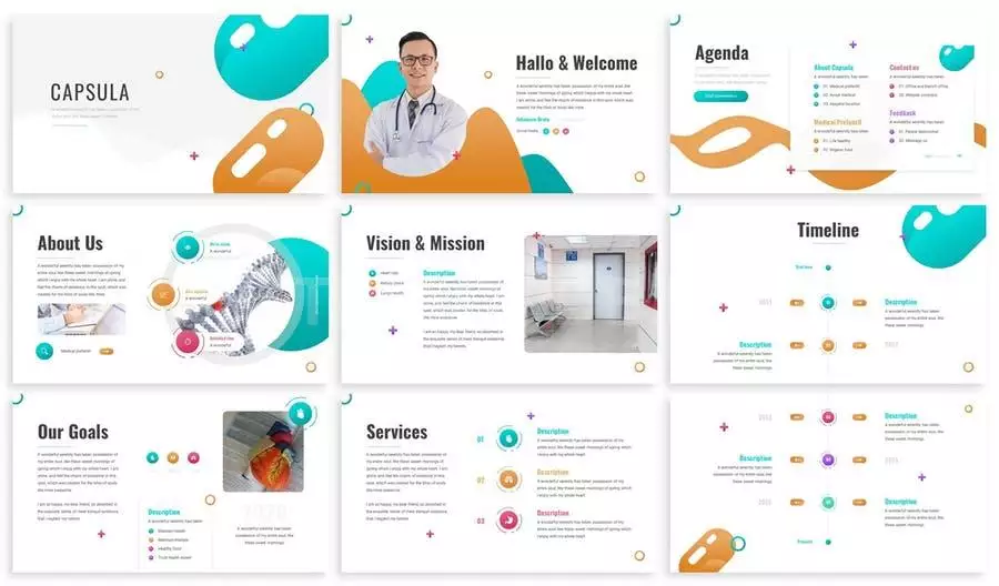 Capsula - Medicine Google Slides Template