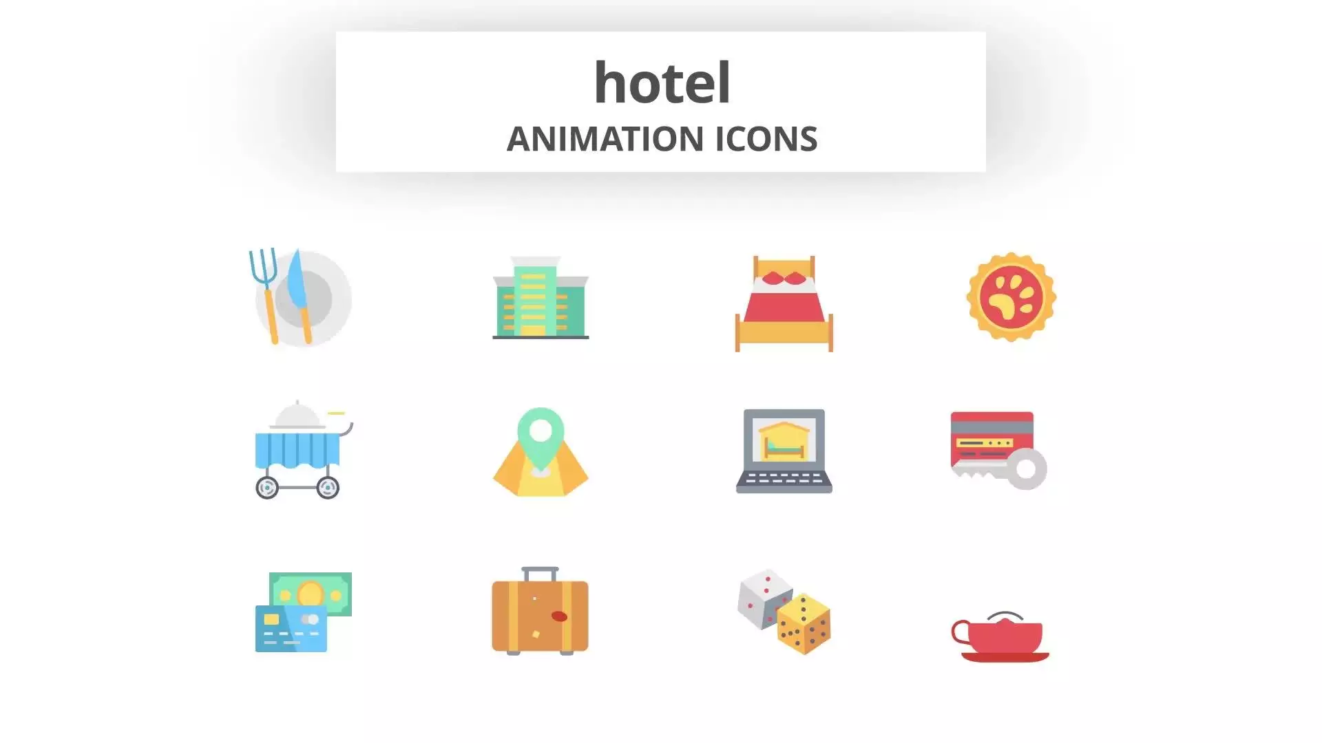 Hotel - Animation Icons (MOGRT)