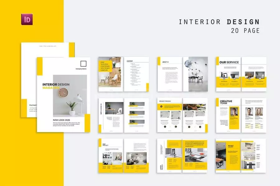 Minimalis Interior Design Brochure