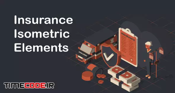 Insurance Isometric Elements