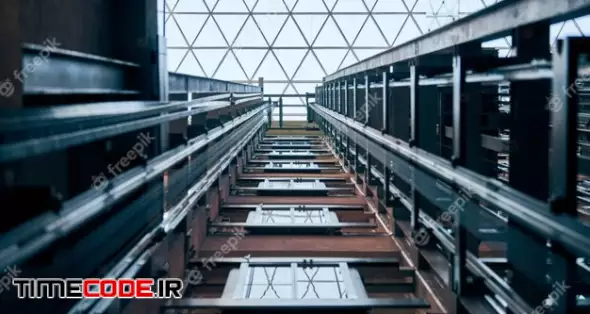 Open Elevator Lift Shaft 