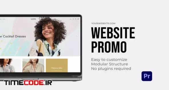 Fast Clean Website Promo For Premiere Pro