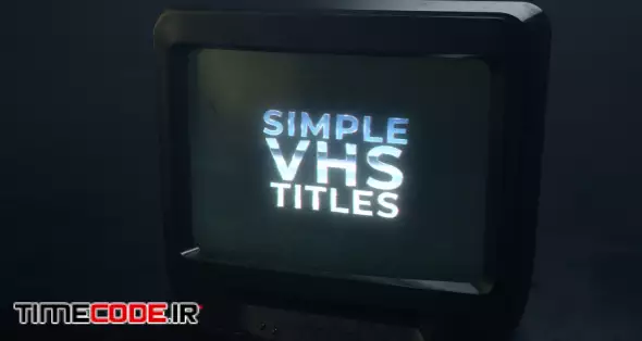Simple VHS Titles & Logo