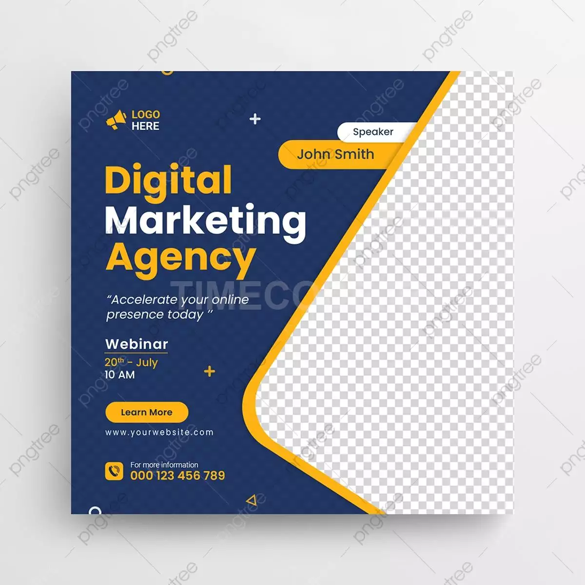 Digital Marketing Agency And Corporate Social Media Post Instagram Banner Template Template Download on Pngtree