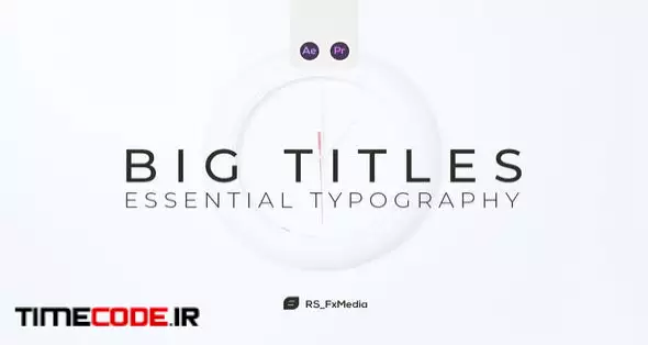 Big Titles | Essential Typography | MOGRT