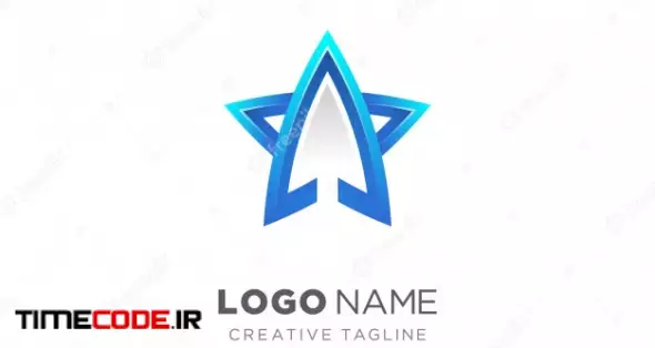 Star Logo With Arrow 