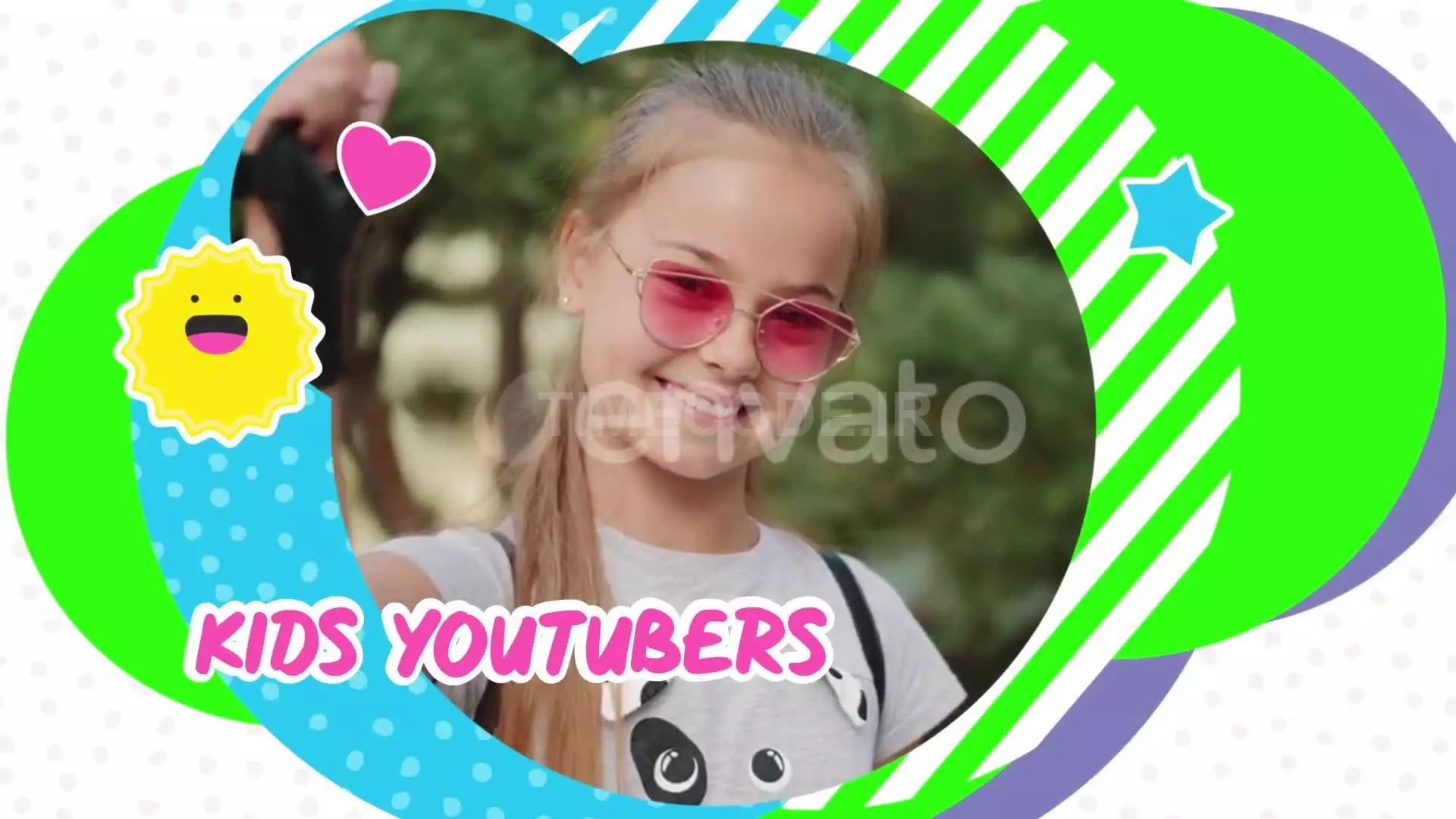 Kids And Teens Youtube And Broadcast Package AE
