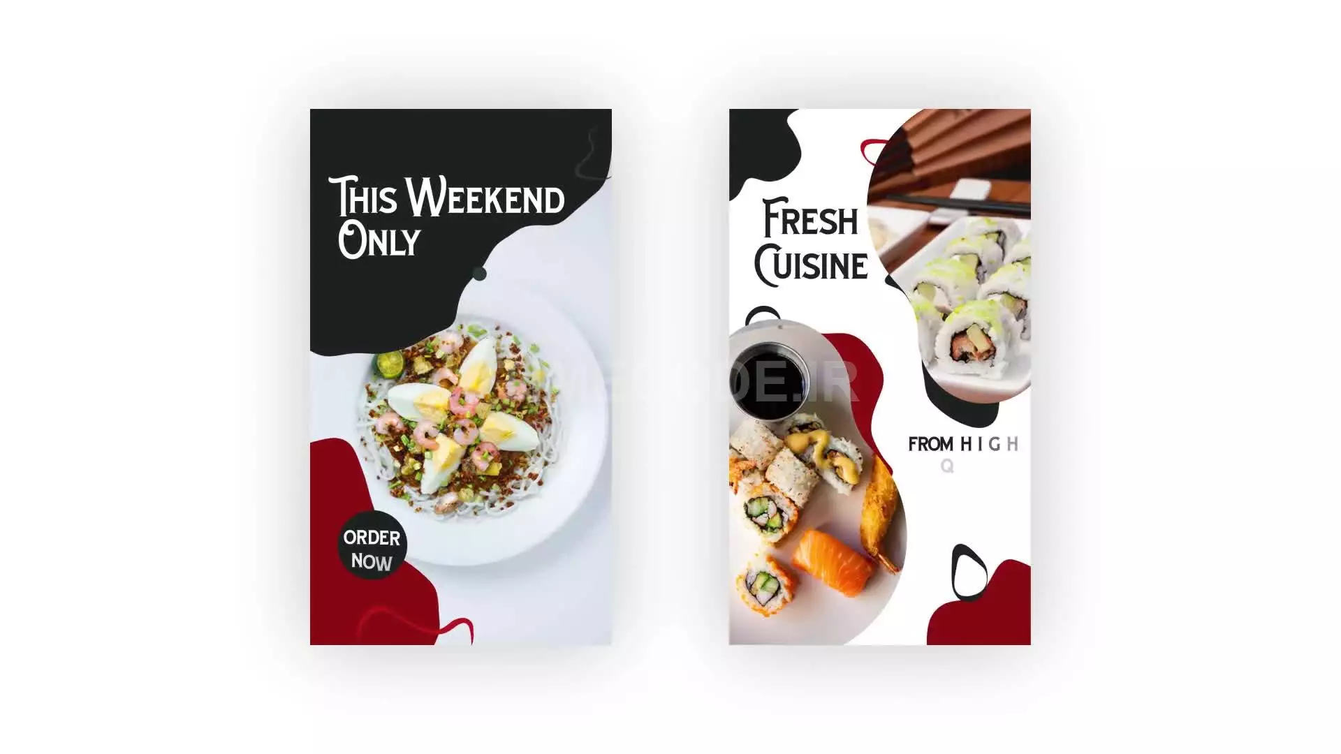 Food Liquid Style Instagram Stories