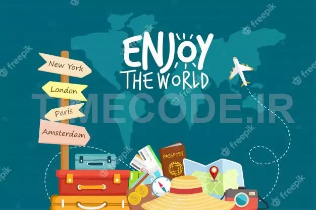 Travel By Airplane. World Travel. Planning Summer Vacations. Tourism And Vacation Theme. 