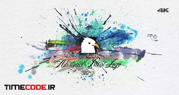 Abstract Paint 4K Logo