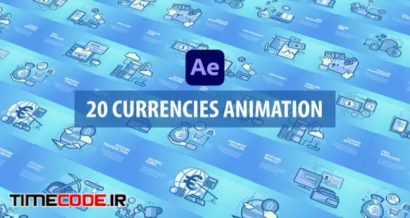 Currencies Animation - After Effects