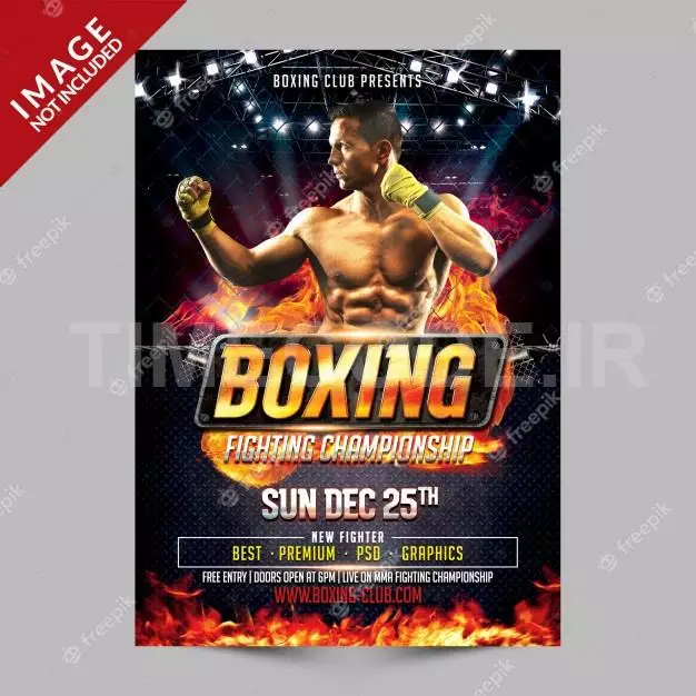 Boxing Flyer Template 