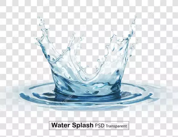 Crown Water Splash Transparent Isolated 