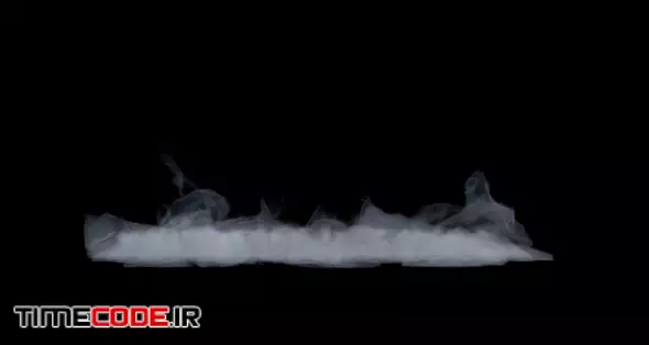 Atmospheric mystical floating fog, realistic cloud of smoke, rising steam. VFX Element.
