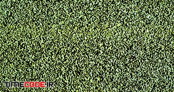 TV channel noise with yellow tint, snows on TV screen, interference without antenna