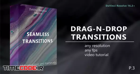 Drag-N-Drop Seamless Transitions Pack 3