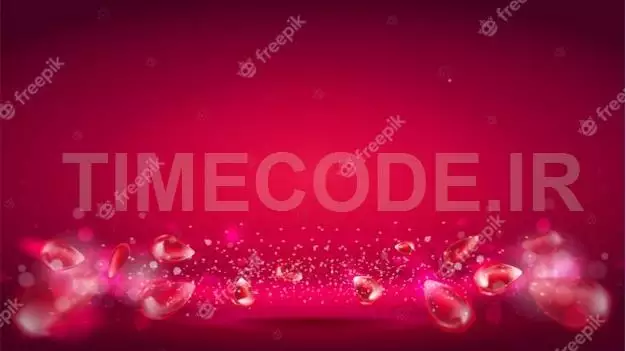 Glow Wave Or Light Aura On Red Background 